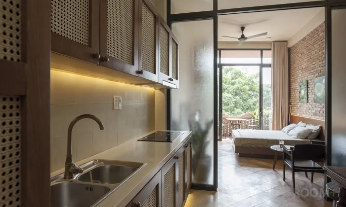 One Bedroom Apartment Nice Balcony For Rent in Nam Ky Khoi Nghia District 3 HCMC 45sqm 700 USD/month