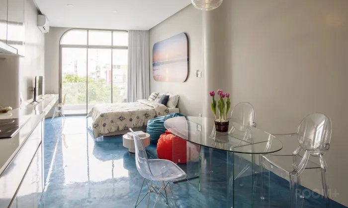 Water Space Studio Apartment For Rent in Nam Ky Khoi Nghia District 3 HCMC 40sqm 600 USD/month