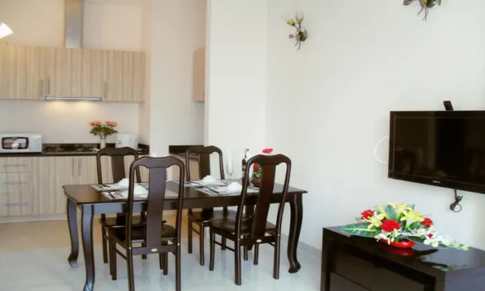 Luxury One Bedroom Saigon Mansion Serviced Apartment For Rent, Dist 1, HCMC 50sqm 1,400 USD/month
