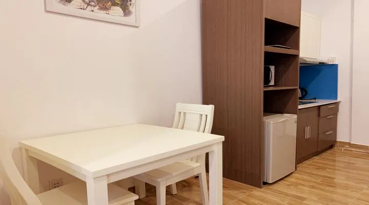 Bright Studio Serviced Apartment For Rent in Hai Ba Trung Street District 3 HCM City 40sqm 450 USD/month