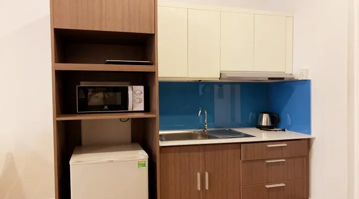 Bright Studio Serviced Apartment For Rent in Hai Ba Trung Street District 3 HCM City 40sqm 450 USD/month