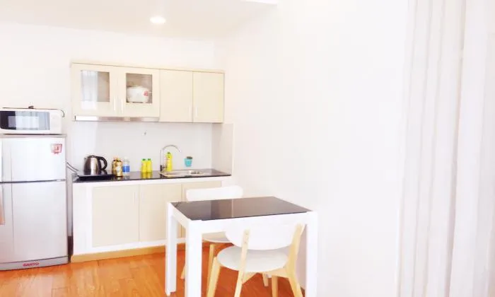 Stunning View At Balcony One Bedroom Apartment in Binh Thanh District HCMC 45sqm 750 USD/month