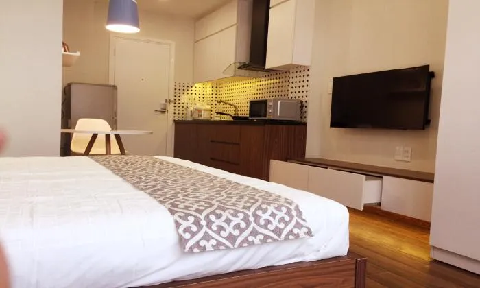 Fantastic Studio Serviced Apartment For Lease in Binh Thanh Ho Chi Minh City 24sqm 450 USD/month