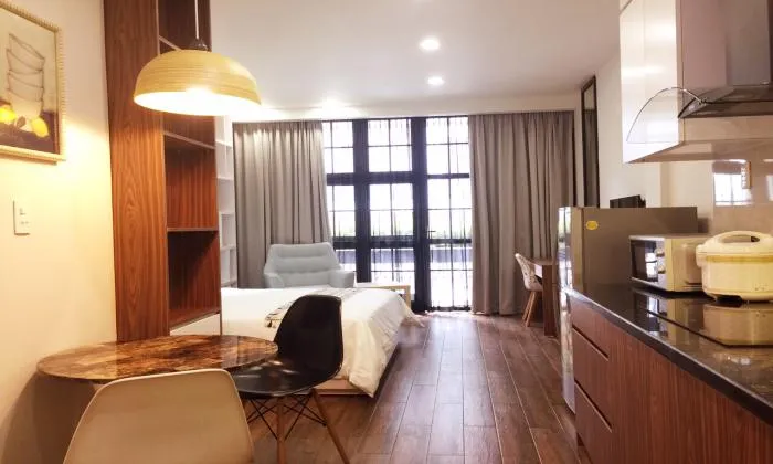 Cool Designed Studio Apartment in Nguyen Cuu Van Street Binh Thanh District HCMC 35sqm 450 USD/month