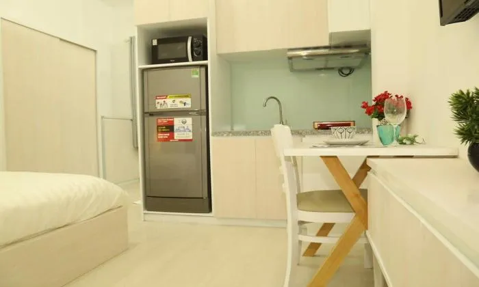 Cool  Studio Serviced Apartment For Lease in Binh Thanh District HCMC 35sqm 450 USD/month