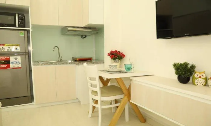 Cool  Studio Serviced Apartment For Lease in Binh Thanh District HCMC 35sqm 450 USD/month