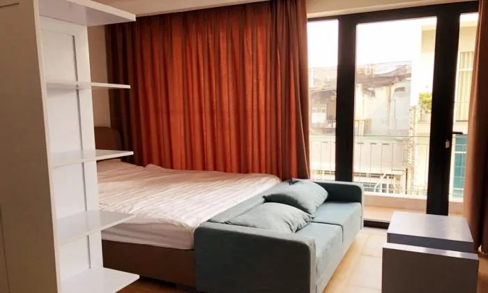 Balcony Studio Apartment For Rent in Xo Viet Nghe Tinh St Binh Thanh HCMC 35sqm 400 USD/month