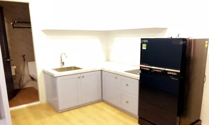 Balcony Studio Apartment For Rent in Xo Viet Nghe Tinh St Binh Thanh HCMC 35sqm 400 USD/month