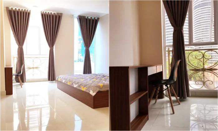 Brand New One Bedroom Serviced Apartment in Ngo Tat To Street, Binh Thanh HCMC 45sqm 400 USD/month
