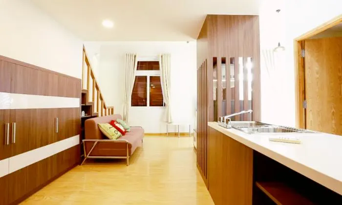 Exquisite Decoration One Bedroom Serviced Apartment in Binh Thanh Dist HCMC 40sqm 800 USD/month