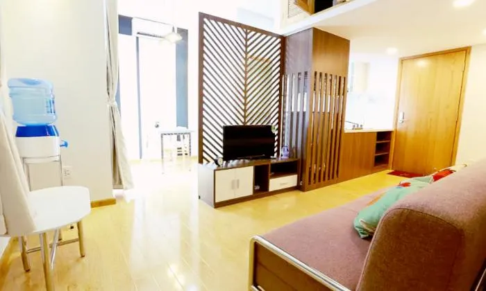 Exquisite Decoration One Bedroom Serviced Apartment in Binh Thanh Dist HCMC 40sqm 800 USD/month