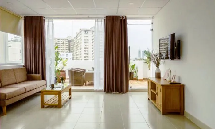 Nice Penthouse One Bedroom Serviced Apartment in Pham Viet Chanh St Binh Thanh Dist 60sqm 750 USD/month