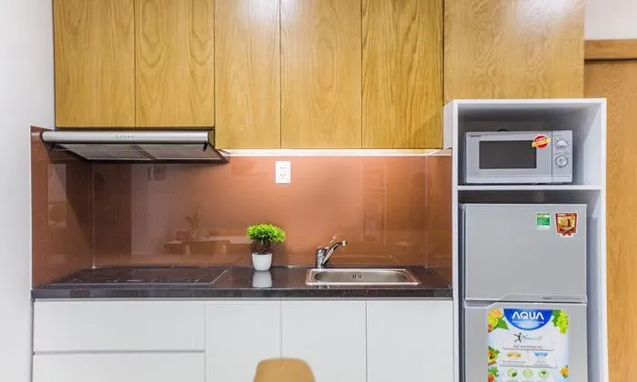One Bedroom Serviced Apartment Facing to Canal Binh Thanh District HCM City 40sqm 650 USD/month