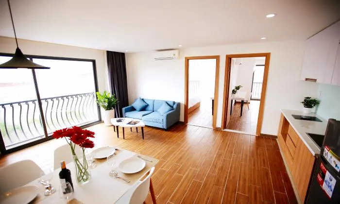 Luxury Two Bedroom Garden Hill Serviced Apartment For Rent in Binh Thanh District HCMC 70sqm 1,000 USD/month