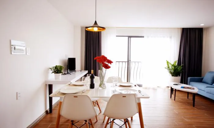 Luxury Two Bedroom Garden Hill Serviced Apartment For Rent in Binh Thanh District HCMC 70sqm 1,000 USD/month