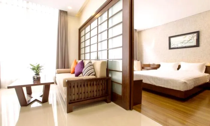 Amazing Life Style One Bedroom Serviced Apartment in Binh Thanh District HCM City 55sqm 800 USD/month