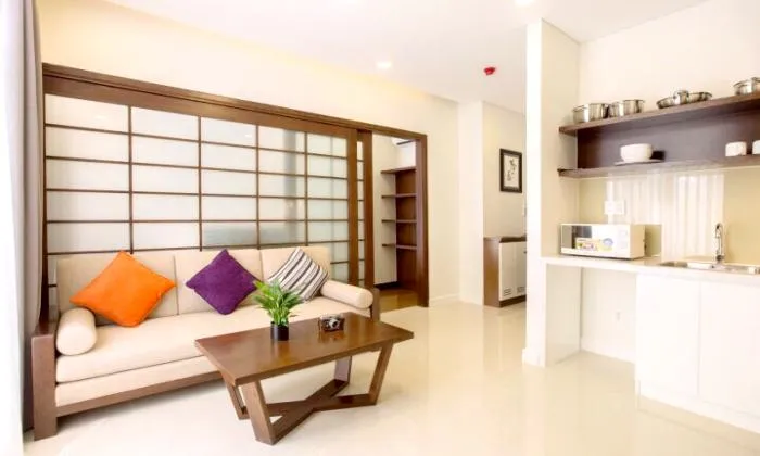 Amazing Life Style One Bedroom Serviced Apartment in Binh Thanh District HCM City 55sqm 800 USD/month
