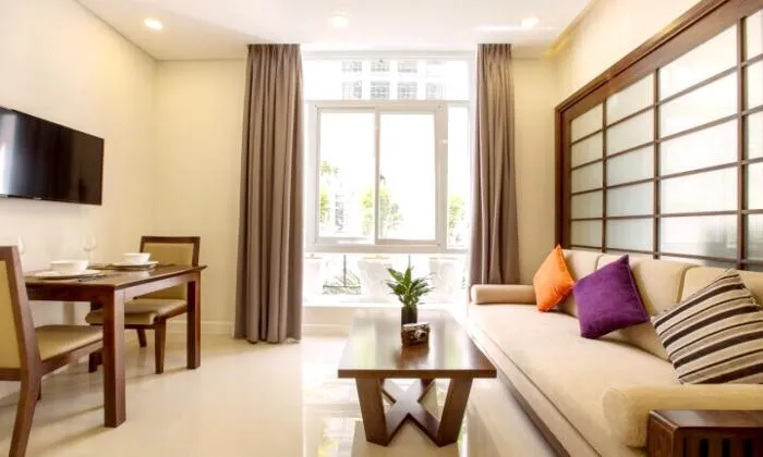 Amazing Life Style One Bedroom Serviced Apartment in Binh Thanh District HCM City 55sqm 800 USD/month