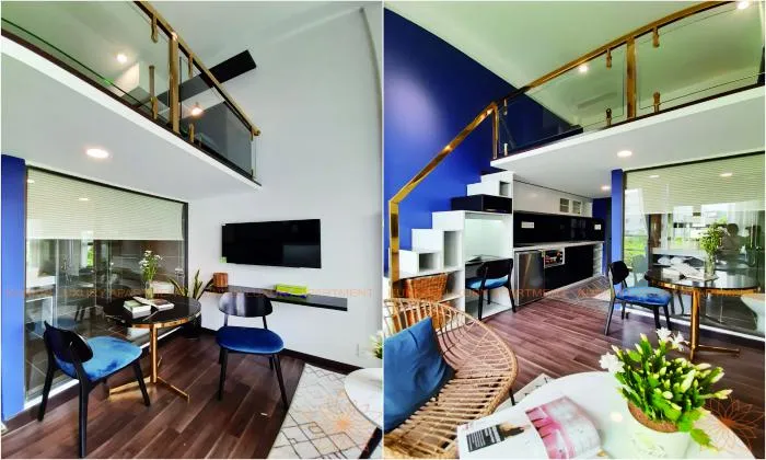 Loft Serviced Apartment For Rent in Nguyen Cuu Van St Binh Thanh District HCMC 35sqm 550 USD/month