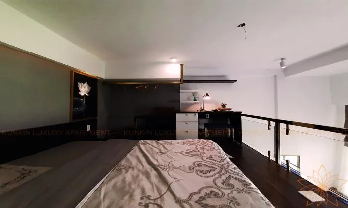Loft Serviced Apartment For Rent in Nguyen Cuu Van St Binh Thanh District HCMC 35sqm 550 USD/month
