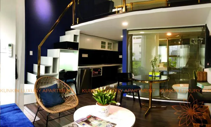 Loft Serviced Apartment For Rent in Nguyen Cuu Van St Binh Thanh District HCMC 35sqm 550 USD/month