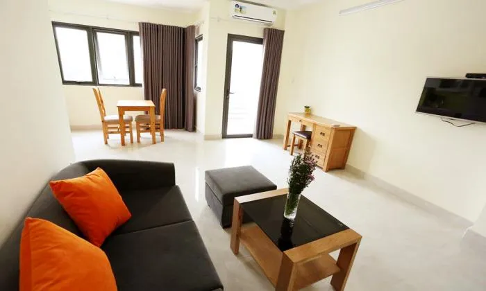 River And Park View One Bedroom Serviced Apartment in Binh Thanh District HCMC 55sqm 700 USD/month