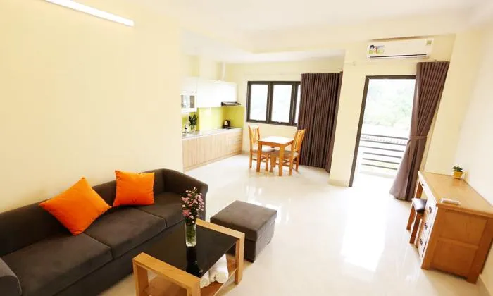 River And Park View One Bedroom Serviced Apartment in Binh Thanh District HCMC 55sqm 700 USD/month