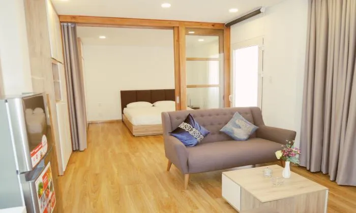 Divine One Bedroom Serviced Apartment in Binh Thanh District HCMC 45sqm 660 USD/month