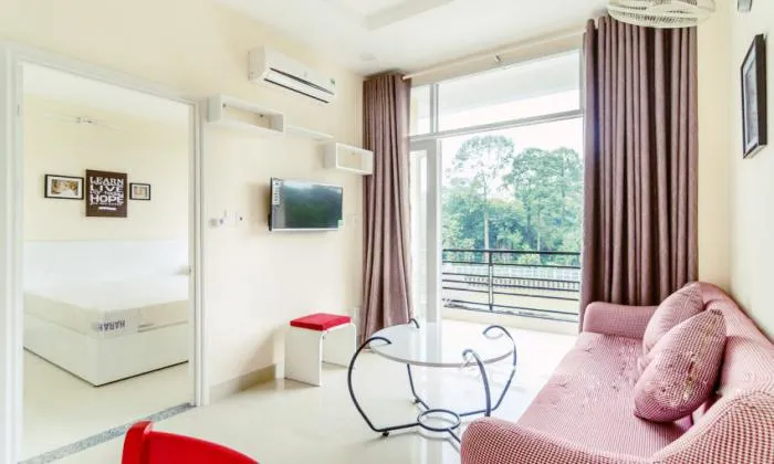 River Park View One BedroomServiced Apartment  in Binh Thanh District HCM City 50sqm 700 USD/month