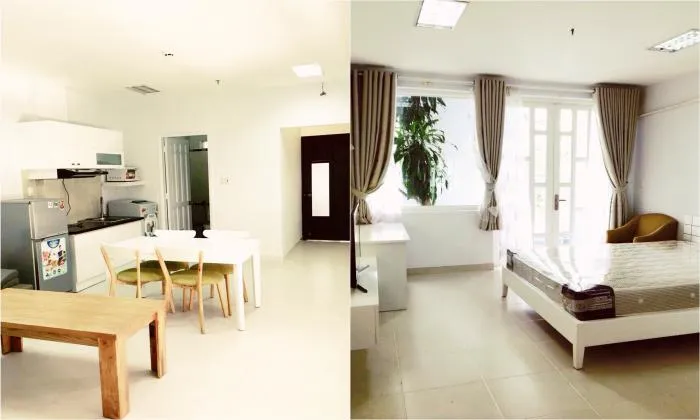 Spacious Brand New One Bedroom Serviced Apartment in Binh Thanh Dist HCMC 60sqm 700 USD/month