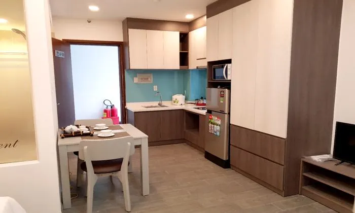 Amazing Studio Serviced Apartment For Rent in Nguyen Huu Canh St Binh Thanh HCMC 30sqm 750 USD/month