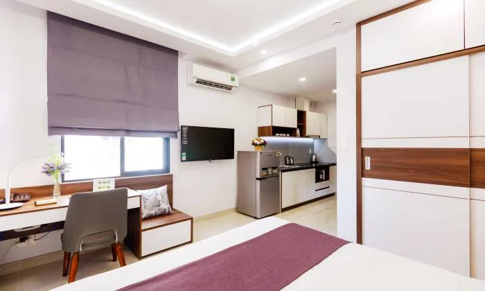 Studio Spring House Serviced Apartment For Rent in Binh Thanh District HCM City 30sqm 570 USD/month