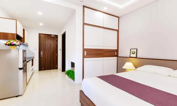 Studio Spring House Serviced Apartment For Rent in Binh Thanh District HCM City 30sqm 570 USD/month