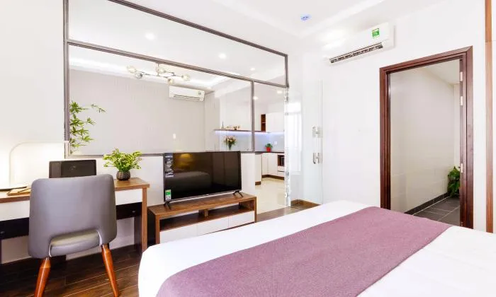 1 Bedroom Spring House Serviced Apartment in Binh Thanh HCMC 45sqm 670 USD/month