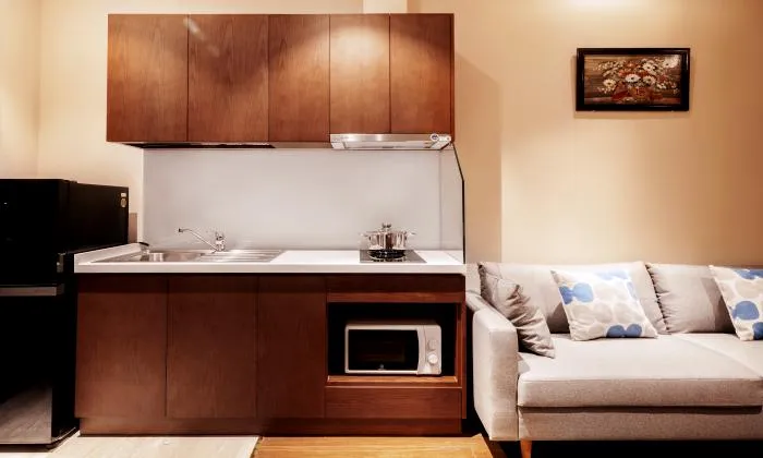 One Bedroom DHTS Serviced Apartment in Nguyen Van Troi Phu Nhuan District HCMC 47sqm 1,000 USD/month