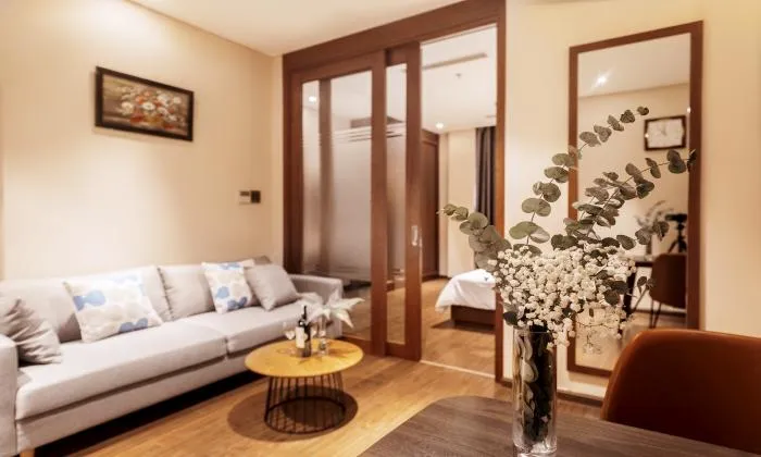 One Bedroom DHTS Serviced Apartment in Nguyen Van Troi Phu Nhuan District HCMC 47sqm 1,000 USD/month