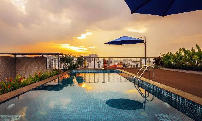 Good Size One Bedroom DHTS Serviced Apartment For Rent in Phu Nhuan District HCMC 57sqm 1,100 USD/month