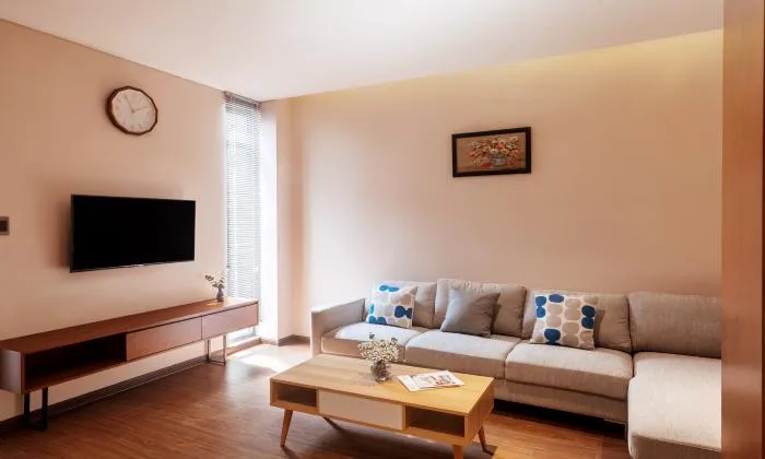 Good Size One Bedroom DHTS Serviced Apartment For Rent in Phu Nhuan District HCMC 57sqm 1,100 USD/month