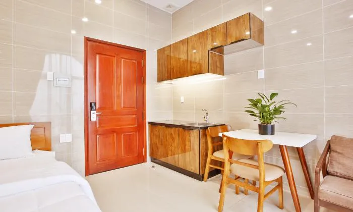 Cool Studio Serviced Apartment For Rent in Phu Nhuan District Ho Chi Minh City 25sqm 400 USD/month