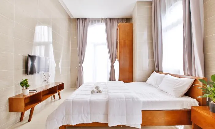 Studio Trust Home Serviced Apartment For Lease in Phu Nhuan District HCMC 35sqm 500 USD/month
