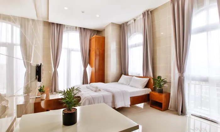 Studio Trust Home Serviced Apartment For Lease in Phu Nhuan District HCMC 35sqm 500 USD/month