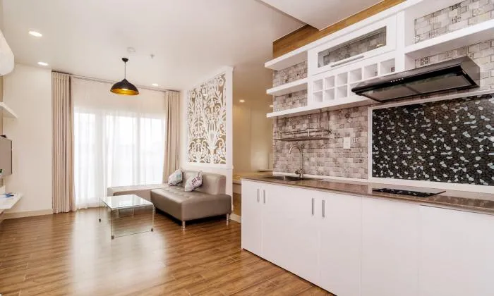 Nice Swimming Pool One Bedroom Serviced Apartment in Phu Nhuan District HCMC 44sqm 700 USD/month