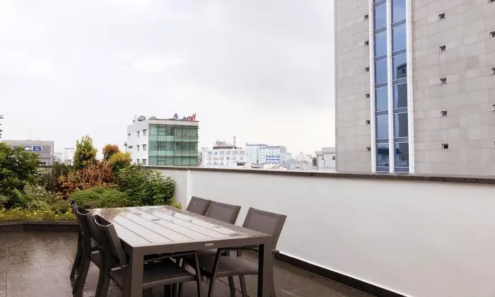 Nice Terrace Penthouse Apartment For Rent Phu Nhuan HCMC 110sqm 1,400 USD/month