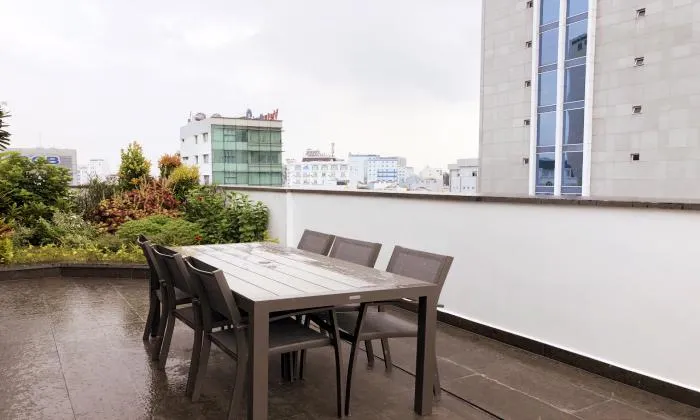 Nice Terrace Penthouse Apartment For Rent Phu Nhuan HCMC 110sqm 1,400 USD/month