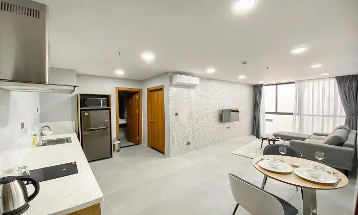 One Bedroom Lumos Serviced Apartment For Rent in Phan Dang Luu Phu Nhuan District HCMC 45sqm 600 USD/month