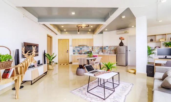 Amazing Penthouse Serviced Apartment in Truong Sa St Phu Nhuan District HCMC 100sqm 1,000 USD/month