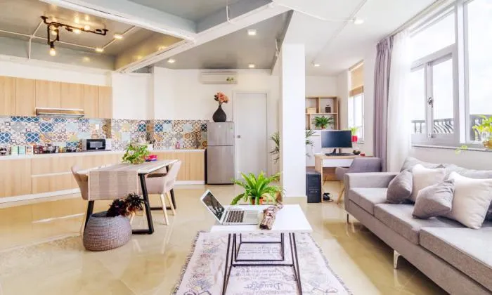 Amazing Penthouse Serviced Apartment in Truong Sa St Phu Nhuan District HCMC 100sqm 1,000 USD/month