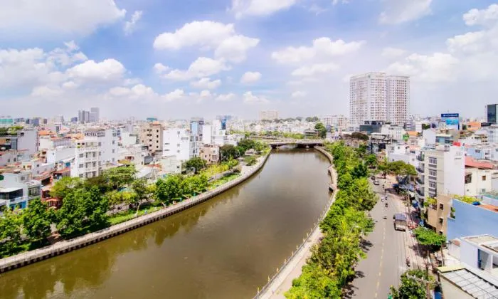 Modern One Bedroom Apartment River View in Phu Nhuan District Ho Chi Minh City 40sqm 500 USD/month