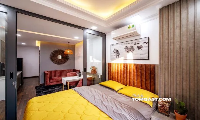 Brilliant One Bedroom Serviced Apartment in Cach Mang Thang 8 Street Tan Binh Dist HCMC 45sqm 550 USD/month