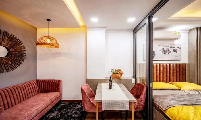 Brilliant One Bedroom Serviced Apartment in Cach Mang Thang 8 Street Tan Binh Dist HCMC 45sqm 550 USD/month